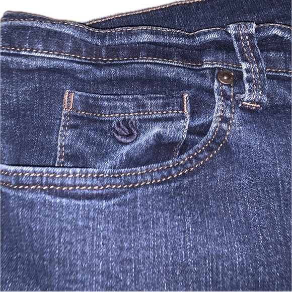 Gloria Vanderbilt Amanda Straight Jeans Pants 24W Short Dark Wash - Picture 5 of 7